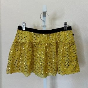 Sparkle Athletic Yellow Skirt
